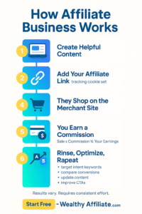 affiliate business works