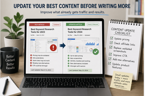 Updating old affiliate content to improve performance