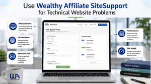 Wealthy Affiliate SiteSupport for technical website problems