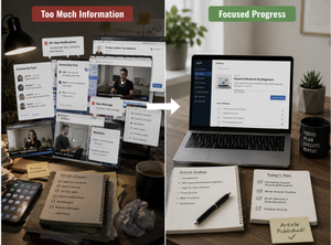 Avoiding information overload while building an affiliate business