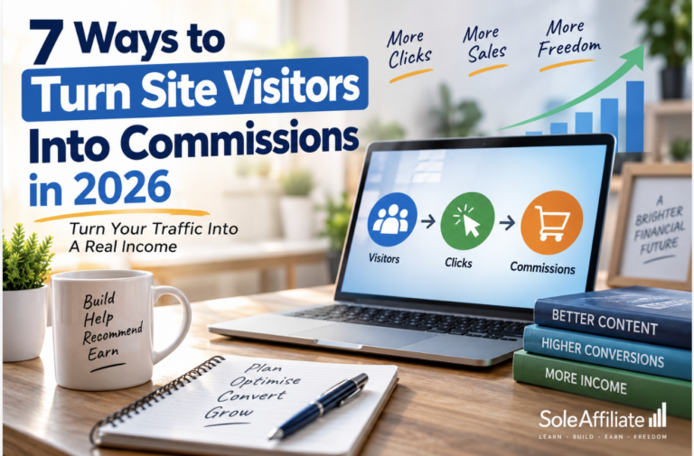 Turn Site Visitors into Commissions