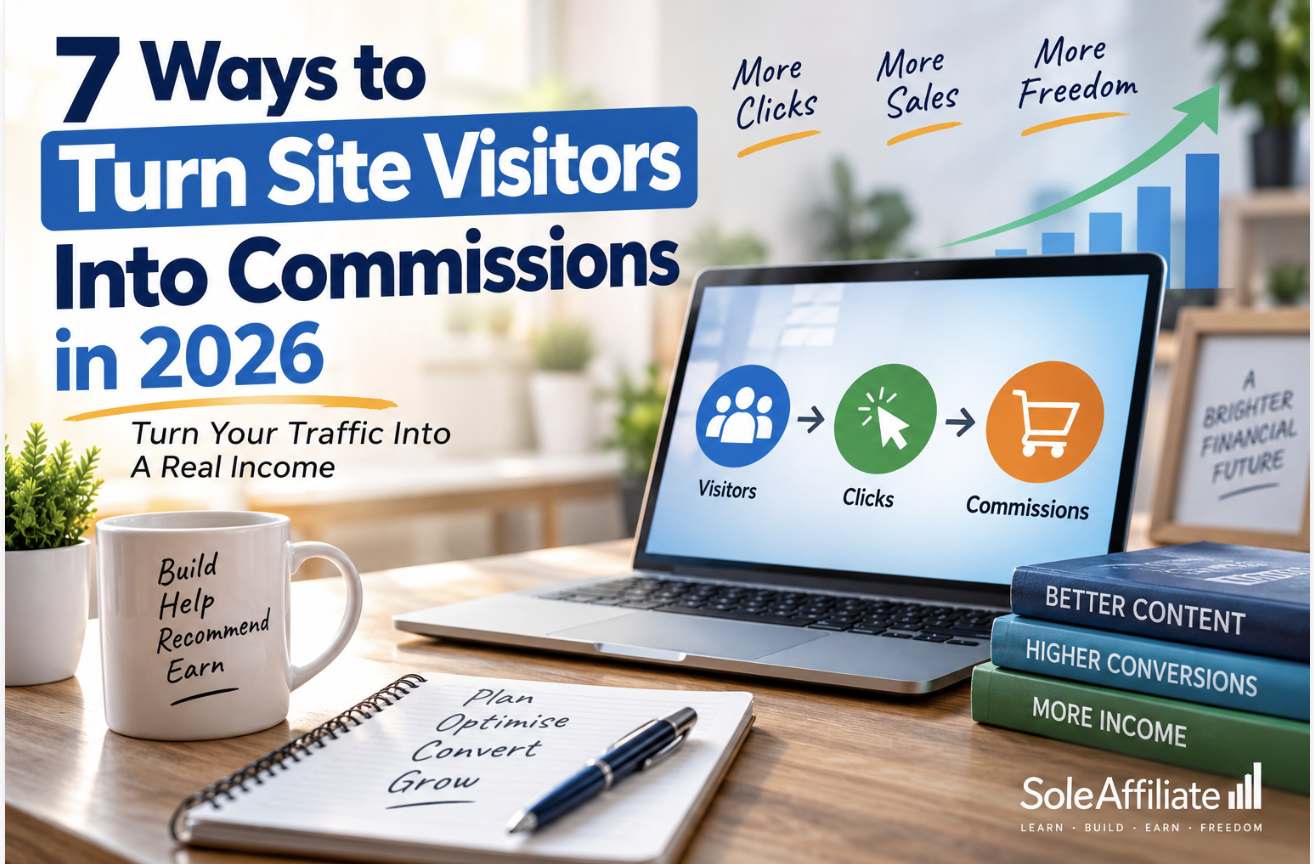 Turn Site Visitors into Commissions