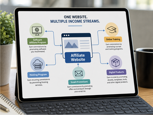 How to Grow an Affiliate Marketing Business in 2026 6 Affiliate website using several affiliate programs to diversify income