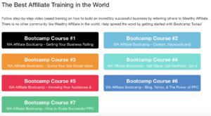 How to Make the Most of Affiliate Marking Programs 10 Pro tips 6 Training Structure Wealthy Affiliate