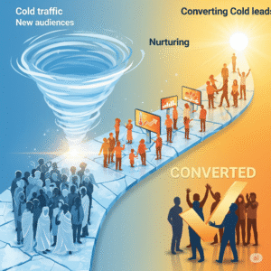 Mention that even cold traffic