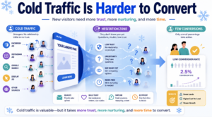 Cold Traffic Is Harder to Convert