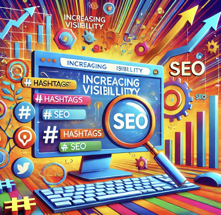 SEO image with social media