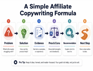 How to Write Affiliate Copy That Converts: 7 Simple Tips for 2026 6 A Simple Affiliate Copywriting Formula