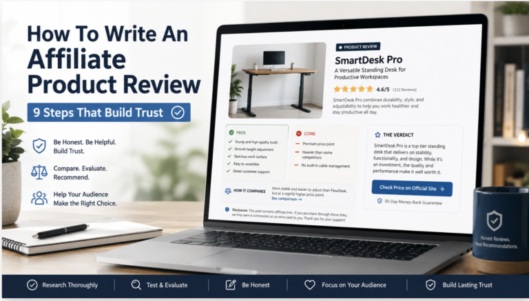 How To Write An Affiliate Product Review: 9 Steps That Build Trust