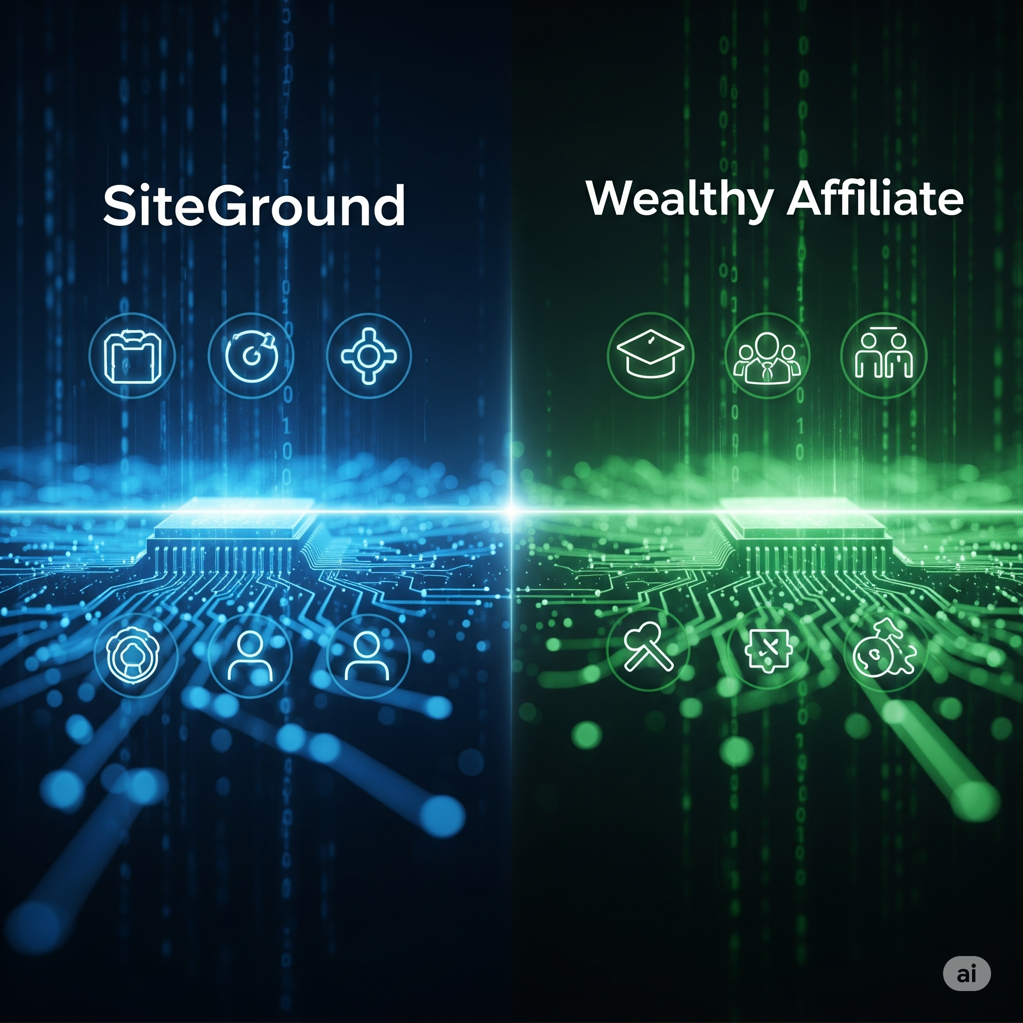 SiteGround vs Wealthy Affiliate