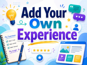Add Your Own Experience | How Affiliate Marketers Can Get Found