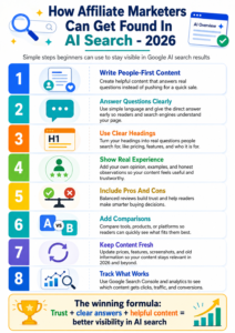 How Affiliate Marketers Can Get Found In AI Search - 2026