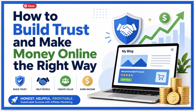Affiliate Marketing for Beginners: How to Build Trust and Make Money Online the Right Way