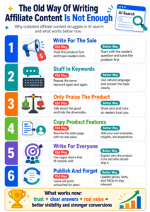 The Old Way Of Writing Affiliate Content Is Not Enough | How Affiliate Marketers Can Get Found